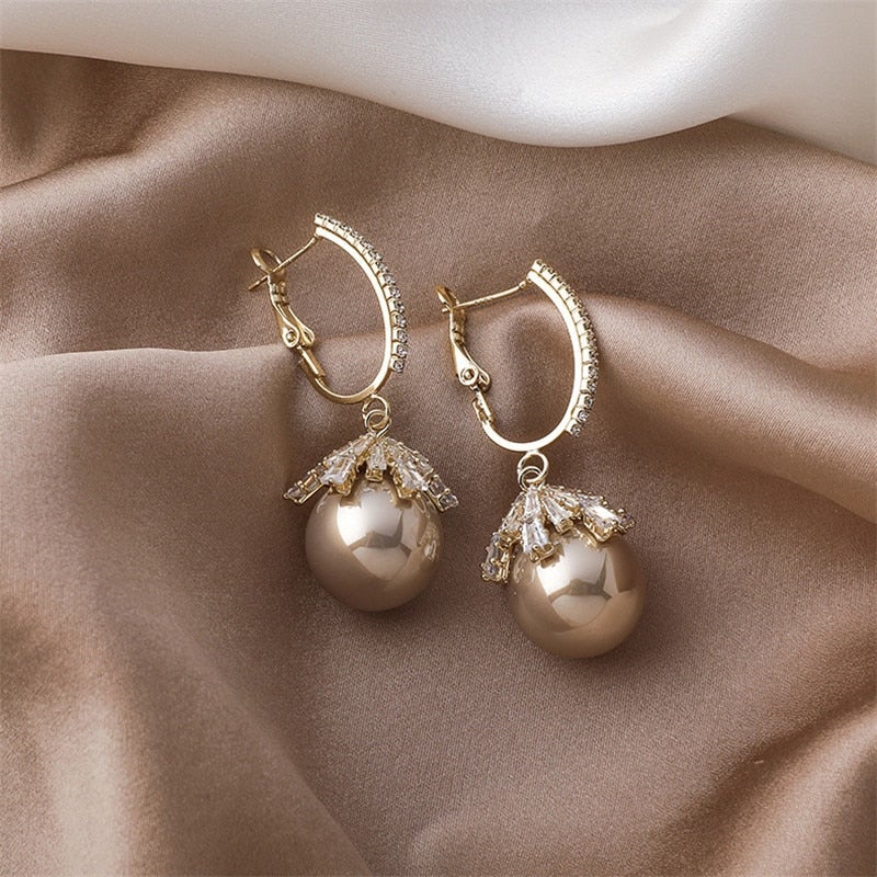 Josefin | Eleganta Pärlörhängen