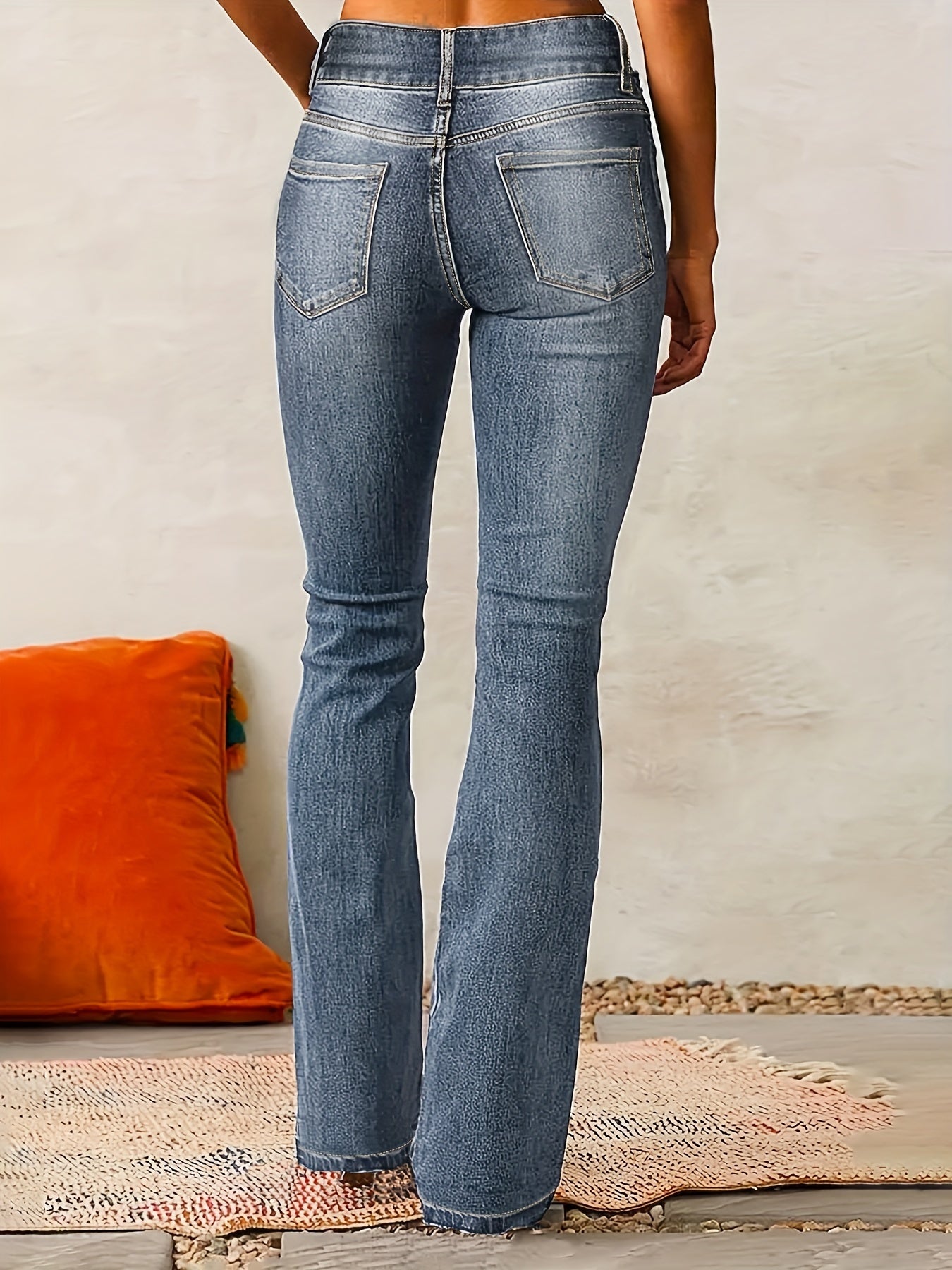 Aya | Flared Jeans med Hög Midja